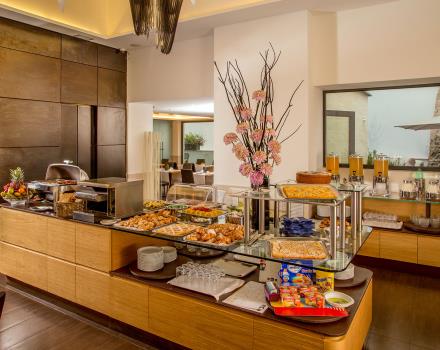 Breakfast buffet every morning at the Best Western Plus Hotel Spring House in the center of Rome