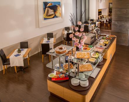 Breakfast buffet every morning at Best Western Plus Hotel Spring House in the center of Rome