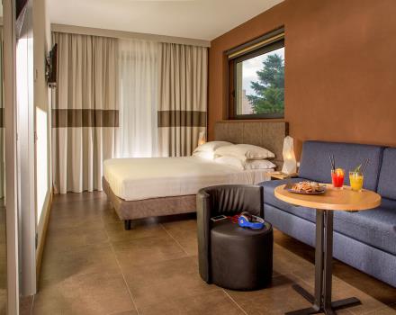 Choose the comfort of a standard room at the Best Western Plus Hotel Spring House Rome