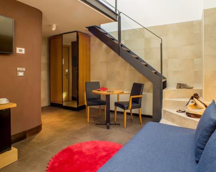 L''''elegante e funzionale Junior Suite del BW Plus Hotel Spring House per il tuo soggiorno a Roma