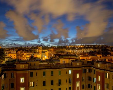 La meravigliosa vista su Roma che si gode dal Best Western Plus Hotel Spring House