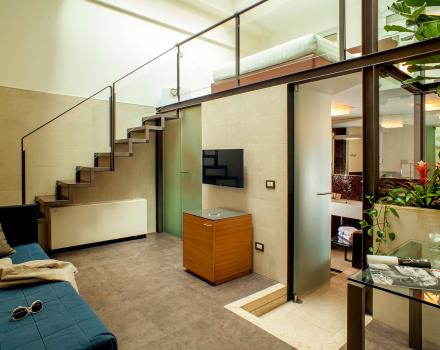 L''elegante e funzionale Junior Suite del BW Plus Hotel Spring House per il tuo soggiorno a Roma