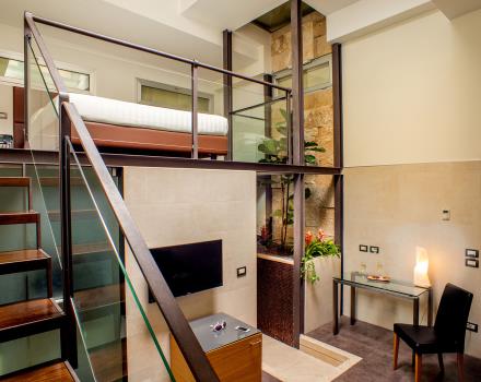 L''''elegante e funzionale Junior Suite del BW Plus Hotel Spring House per il tuo soggiorno a Roma