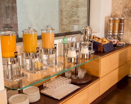 Details of the breakfast buffet at Best Western Plus Hotel Spring House Rome center